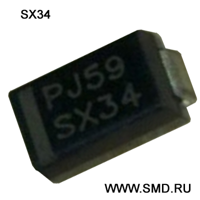 SX34 диод шоттки