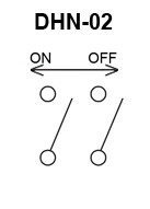 Схема DIP 2 переключателя