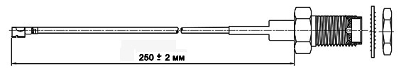 Высокочастотный кабель с разъемами U.FL и розеткой SMA