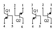 Транзисторные сборки BC847BDW1T1 и BC857BDW1T1
