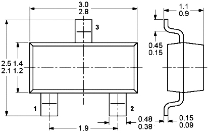 MOSFET SOT23  транзистор