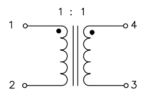 Схема включения синфазного сетевого фильтра